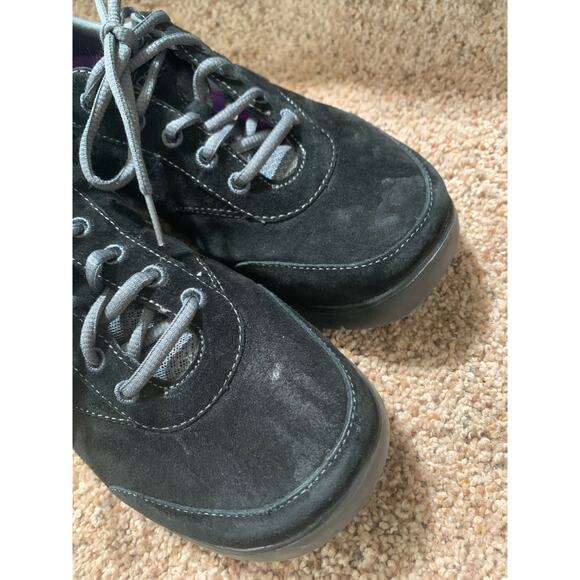 Dansko Leather Upper Size 41 Lace Up Black Comfort Shoe Women's Size 10.5-11 - Picture 3 of 9